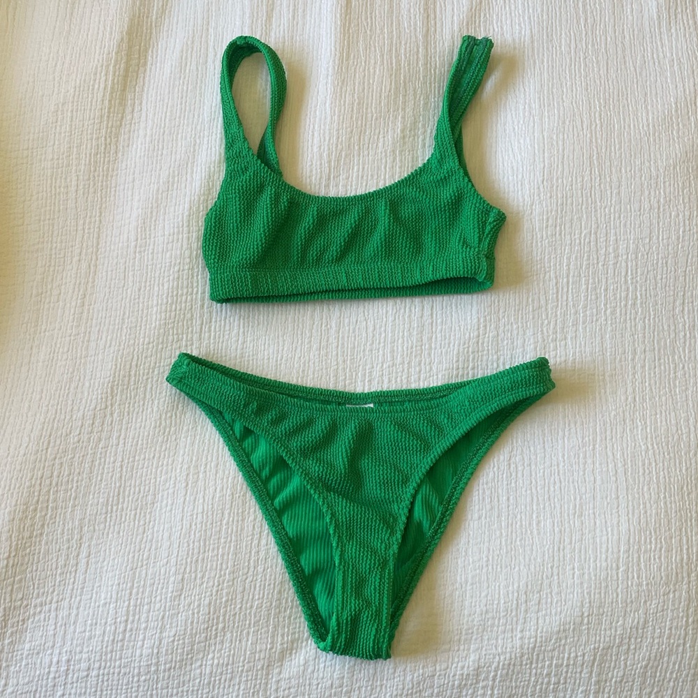 Good American Green Bikini Set - S
